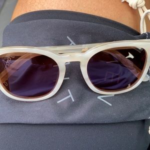 Madewell White Tort sunglasses